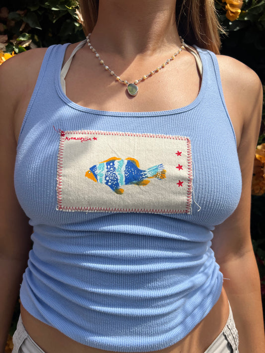 Gumps Baby Blue Tank Top